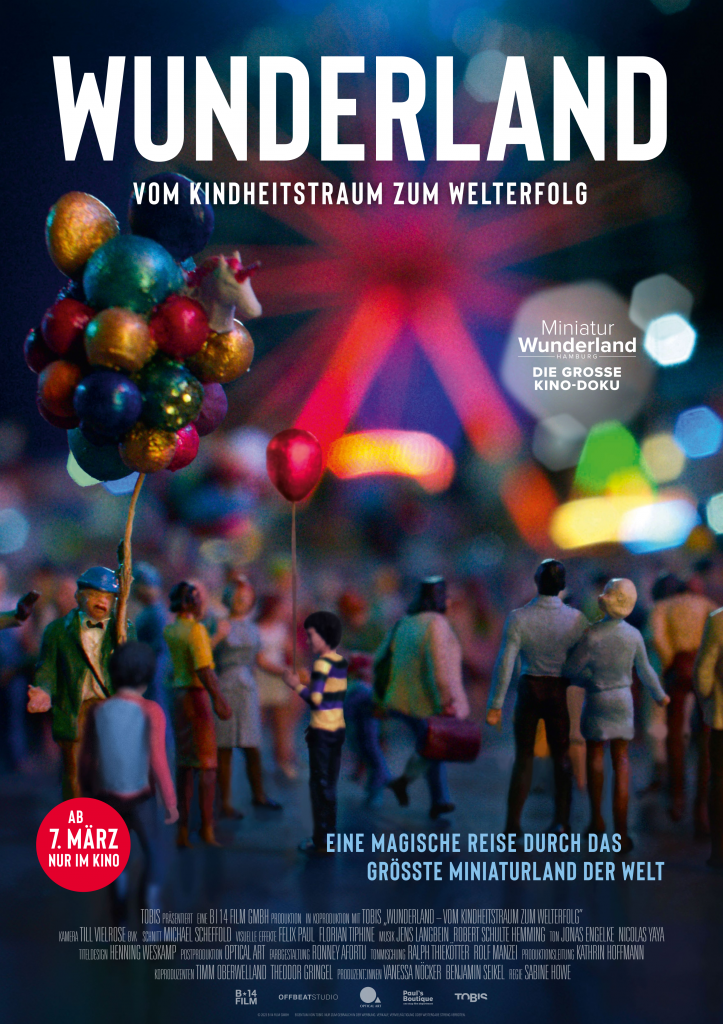 Das Miniatur Wunderland Hamburg ist ab dem 07. März 2024 im Kino zu sehen.