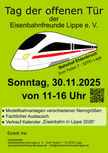 Der Flyer für den Tag der offenen Tür am 30.11.2025